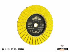 Dischi FIX HellFire® multigrana 40/60 150x10mm (10pz) Dischi FIX HellFire® multigrana 40/60 150x10mm (10pz)