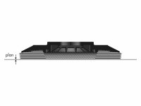 Disco lamellare ZIRCOTEX piano in Nylon 115x22,2mm (10pz)