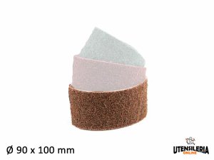 Nastri abrasivi grana grossa marrone 90x100mm (4pz)