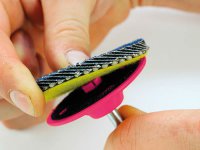 Platorello MINI-FIX con gambo in velcro 60x10mm albero 6mm
