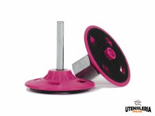 Platorello MINI-FIX con gambo in velcro 60x10mm albero 6mm Platorello MINI-FIX con gambo in velcro 60x10mm albero 6mm