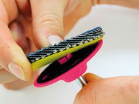 Platorello MINI-FIX con dado in velcro 60x10mm filetto M14