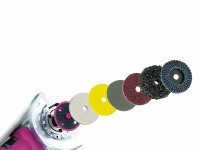 Platorello MINI-FIX con dado in velcro 60x10mm filetto M14