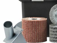 Set accessori spazzolatura legno Eisenblaetter in valigetta