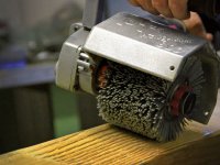 Set accessori spazzolatura legno Eisenblaetter in valigetta