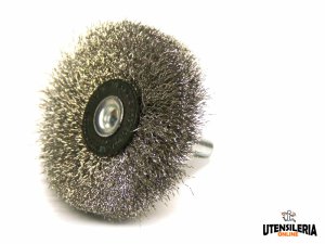Spazzola in acciaio inox MINI MAX 60x10mm spessore 0,2mm (5pz)