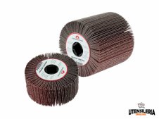 Rullo lamellare per smerigliatura superfici 105x100mm grana 40-180 Rullo lamellare per smerigliatura superfici 105x100mm grana 40-180