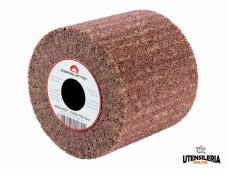 Rullo in fibra TOP per metalli e legno 112x100mm grana 80-180