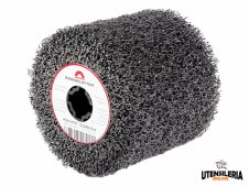 Rullo Clean in fibra di nylon per acciaio e legno 115x110mm Rullo Clean in fibra di nylon per acciaio e legno 115x110mm