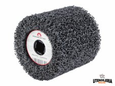 Rullo Clean in fibra di nylon per acciaio e legno 115x50mm Rullo Clean in fibra di nylon per acciaio e legno 115x50mm