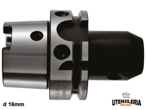 Mandrini portafrese DIN 6359 HSK-A Weldon DIN 1835-B d.16mm