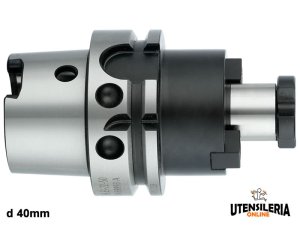 Mandrini portafrese a disco DIN 6357 HSK-A con chiave d.40mm