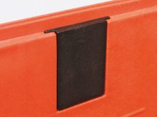 Staffa in plastica per slot fissaggio supporti valigie Explorer Cases (6pz)