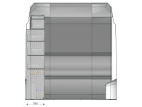 Allestimento Fiat Ducato Scaffalatura, pianale, divisori e contenitori Fami Store Van