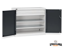 Armadio ante battenti Fami Perfom 1193x555x1000 con 2 cassetti, portata 800 Kg