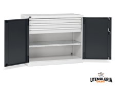 Armadio ante battenti Fami Perfom 1193x555x1000 con 3 cassetti, portata 800 Kg