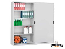 Armadio ad ante scorrevoli Perfom Fami 2046x600x2000h portata ripiani 100Kg
