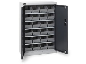Armadio ante battenti Fami Perfom AK 700x267x1001mm con 24 contenitori Picking Box Air