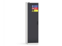 Armadio officina Fami Perfom 512x640x2000mm con anta battente fessurata e 4 ripiani