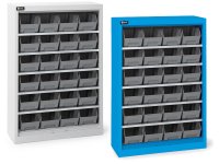 Armadio portaminuteria Fami Perfom AK 700x267x1001mm con 24 contenitori Picking Box Air