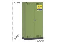 Armadio di sicurezza Fami Perfom 1048x600x2027mm per fitofarmaci, portata 1200Kg