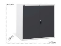 Armadio per ufficio Fami Master DE 1020x726x1000mm con 2 ante battenti, 2000Kg