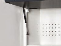 Arredo modulare per officina Fami GARAGE096 con piano in acciaio inox, 1940x640x2000mm