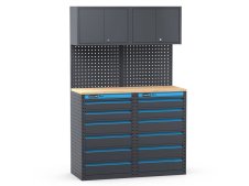 Arredo officina Fami Garage 391 G05 1216mm con 2 cassettiere a 6 cassetti
