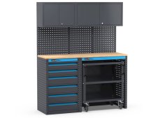 Arredo officina Fami Garage 391 G06 1520mm con cassettiera e carrello a 3 piani