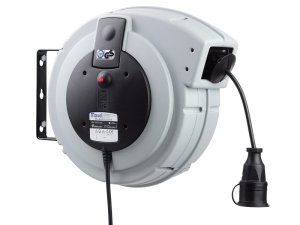 Arrotolatore elettrico Fami 1600 W con presa Schuko per arredamenti Gear Garage