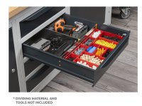 Banco da lavoro Fami 150cm per officina con piano in legno WORK1543