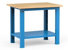Banco da lavoro Fami Work 1024x750x882mm blu con piano in legno