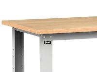 Banco da lavoro Fami Work 1024x750x882mm grigio con piano in legno