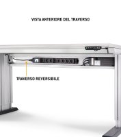 Postazione di lavoro Fami Dynamic 1500mm regolabile in altezza elettricamente