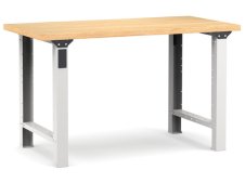 Banco da lavoro Fami Master 150cm grigio con piano in legno