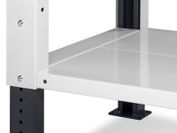 Banco da lavoro regolabile Fami WORK1503 1500x750x732/1107mm con piano in legno e 4 cassetti