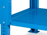 Banco da lavoro regolabile Fami WORK2004 200cm con piano in legno e armadio a 4 cassetti