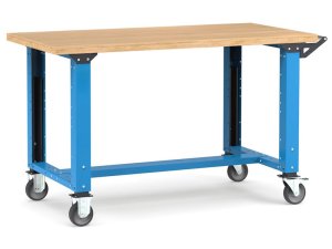 Banco da lavoro regolabile Fami Master 150cm blu con ruote