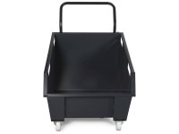 Benna ribaltabile con ruote Fami 1307x800x953mm trasportabile con muletto, portata 600Kg