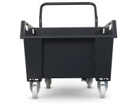 Benna ribaltabile con ruote Fami 1307x800x953mm trasportabile con muletto, portata 600Kg