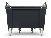 Benna ribaltabile con ruote Fami 1400x1152x970mm trasportabile con muletto, portata 1350Kg