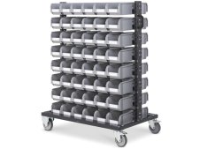 Carrello porta minuteria Fami Bin Cart 1003 con 96 contenitori PickingBox