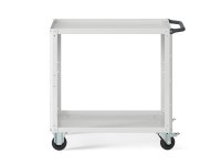 Carrello a due ripiani Clever Small Fami piano in acciaio portata 225kg