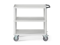 Carrello a tre ripiani Clever Small Fami ruote sintetiche antistatiche portata 300kg