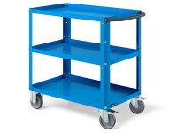 Carrello a tre ripiani Clever Small Fami ruote sintetiche antistatiche portata 300kg