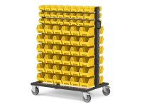 Carrello porta minuteria Fami Bin Cart 1067x668x1384mm con 120 contenitori Picking Box Air