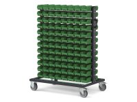Carrello porta minuteria Fami Bin Cart 1067x668x1384mm con 192 contenitori Picking Box Air