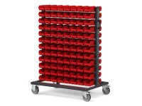Carrello porta minuteria Fami Bin Cart 1067x668x1384mm con 192 contenitori Picking Box Air