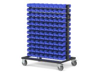 Carrello porta minuteria Fami Bin Cart 1067x668x1384mm con 192 contenitori Picking Box Air