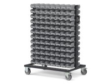Carrello porta minuteria Fami Bin Cart 1067x668x1384mm con 192 contenitori Picking Box Air